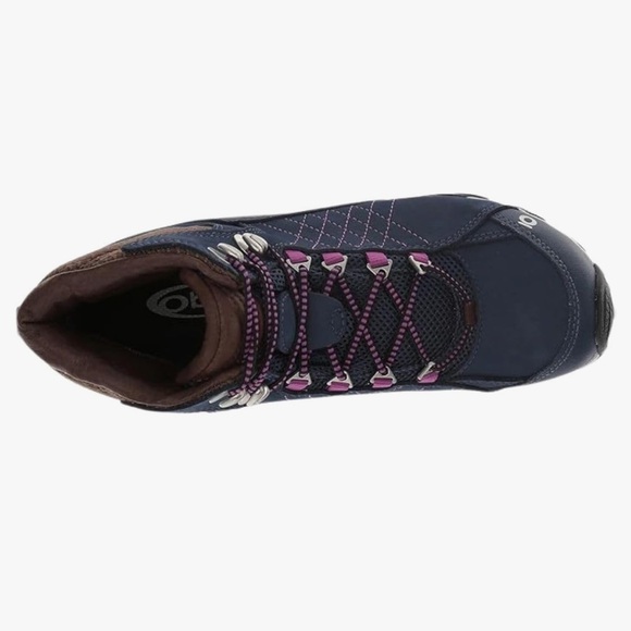 NWB Oboz Sapphire Mid B-Dry Waterproof Hiking Shoes in Huckleberry Size 7.5 - Picture 4 of 10